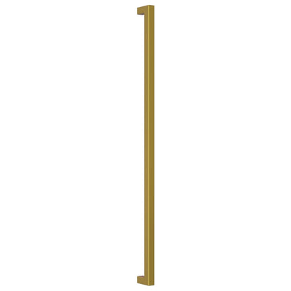 Puxadores para móveis 10 pcs 480 mm aço inoxidável dourado