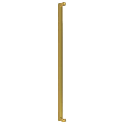 Puxadores para móveis 10 pcs 480 mm aço inoxidável dourado