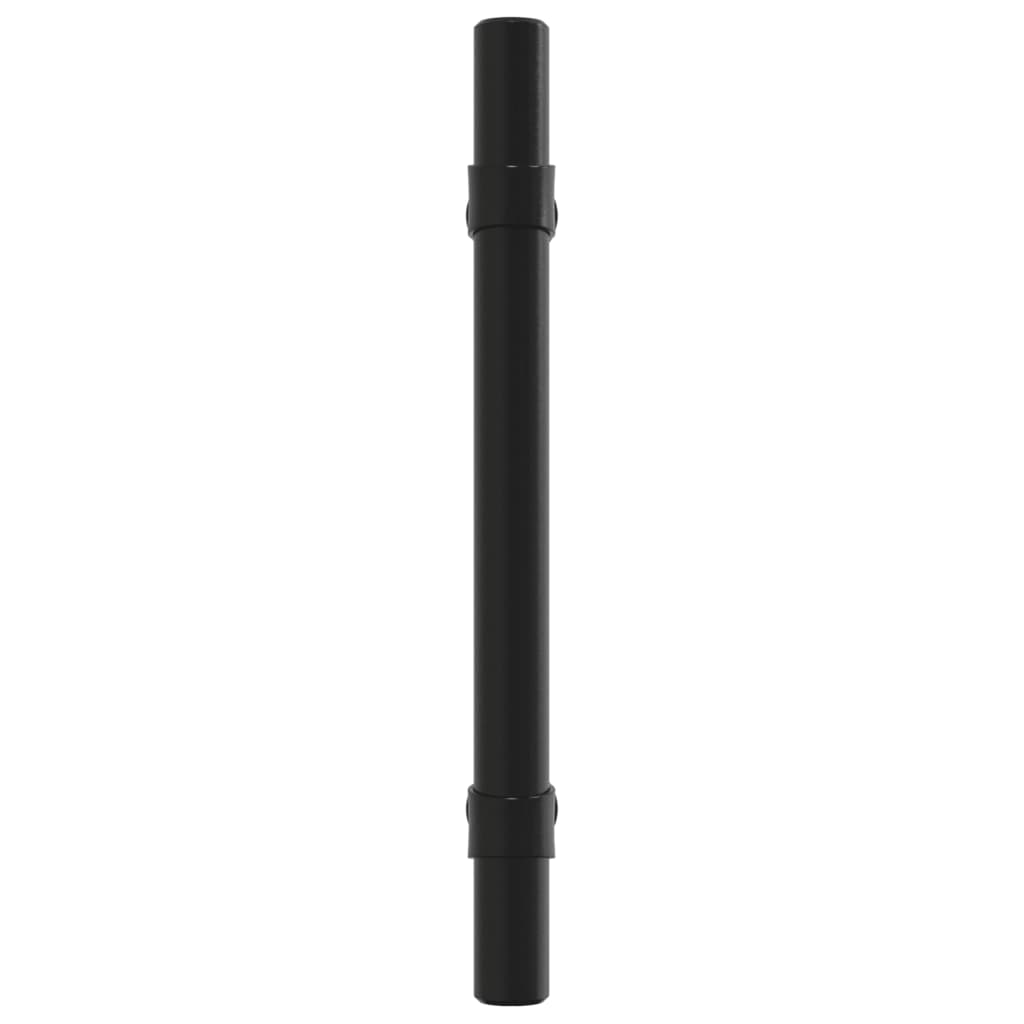 Puxadores para móveis 20 pcs 96 mm aço inoxidável preto