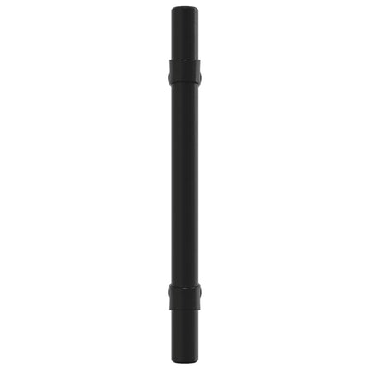 Puxadores para móveis 20 pcs 96 mm aço inoxidável preto