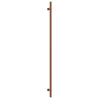 Puxadores para móveis 10 pcs 480 mm aço inoxidável bronze