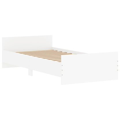 Estrutura de Cama Moon - 90x200 cm - Branco - Design Moderno