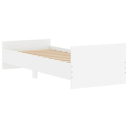 Estrutura de Cama Moon - 75x190 cm - Branco - Design Moderno