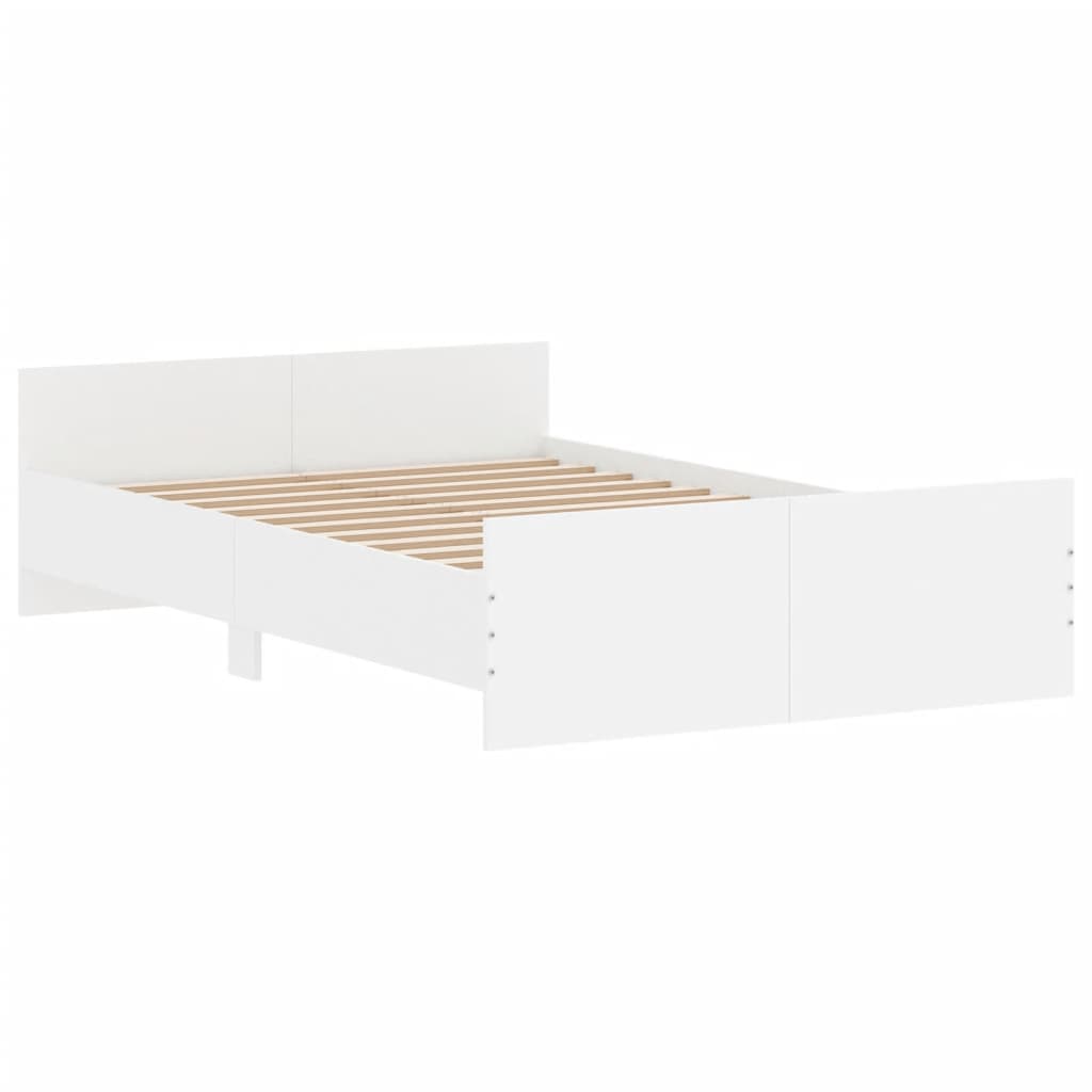 Estrutura de Cama Moona - 120x200 cm - Branco - Design Moderno