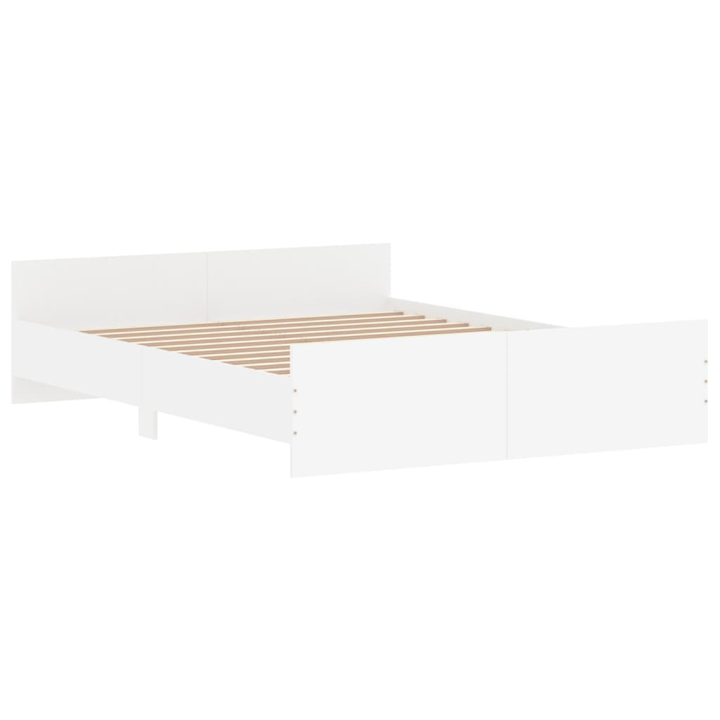 Estrutura de Cama Moona - 150x200 cm - Branco - Design Moderno