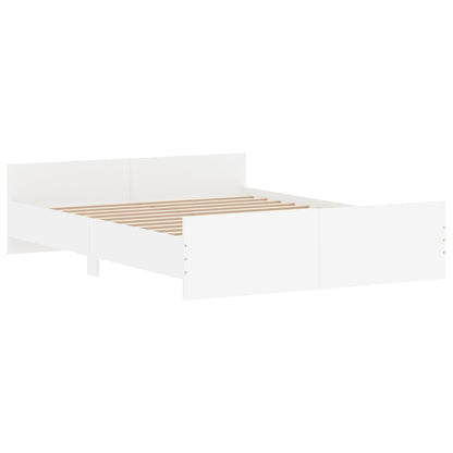 Estrutura de Cama Moona - 150x200 cm - Branco - Design Moderno