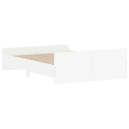 Estrutura de Cama Moona - 140x190 cm - Branco - Design Moderno