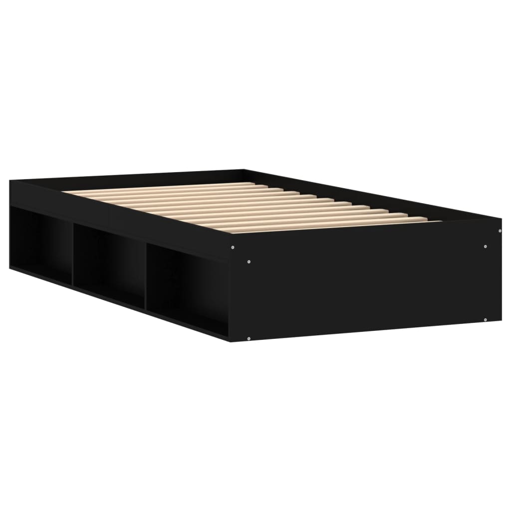 Estrutura de cama 90x190 cm preto