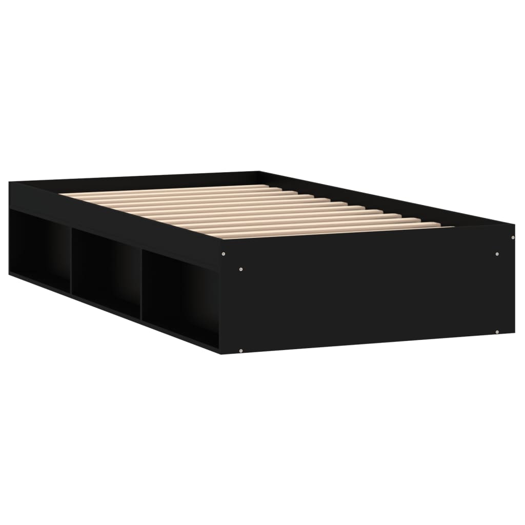 Estrutura de cama 90x190 cm preto