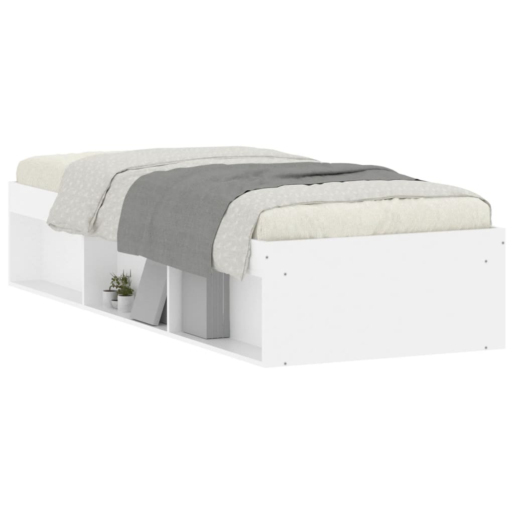 Estrutura de cama solteiro 75x190 cm branco