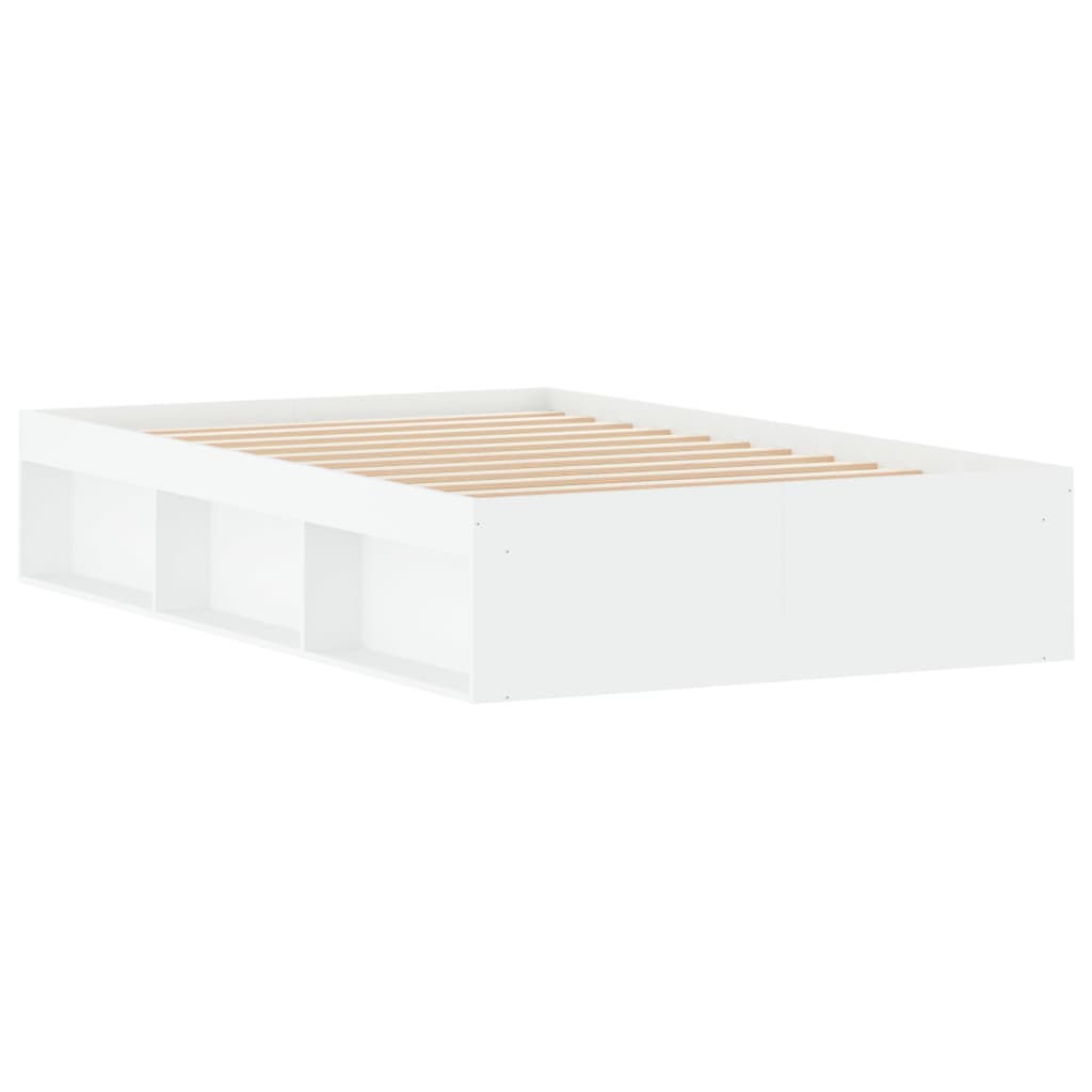 Estrutura cama de casal pequena 120x190 cm branco