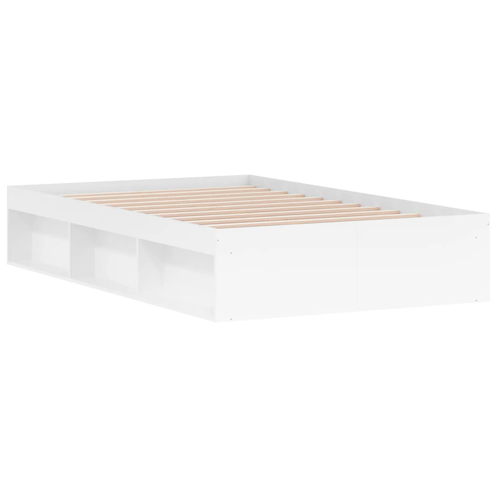 Estrutura cama de casal pequena 120x190 cm branco