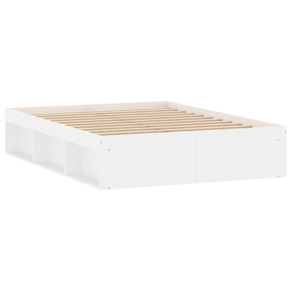 Estrutura de cama de casal 135x190 cm branco