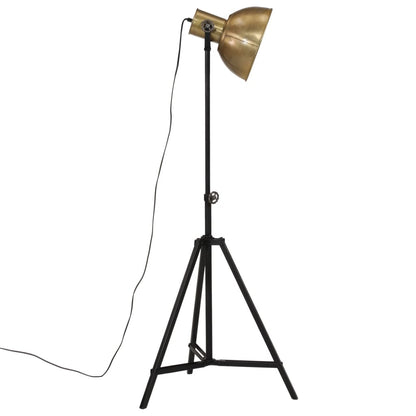 Candeeiro de pé 25 W 61x61x90/150 cm E27 bronze antigo