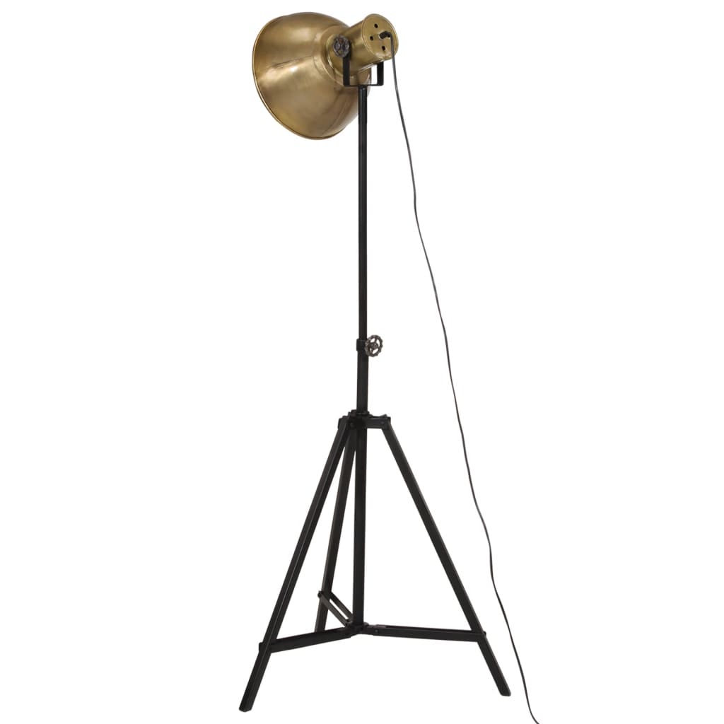 Candeeiro de pé 25 W 61x61x90/150 cm E27 bronze antigo