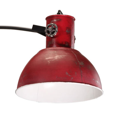 Candeeiro de pé 25 W 150 cm E27 vermelho desgastado