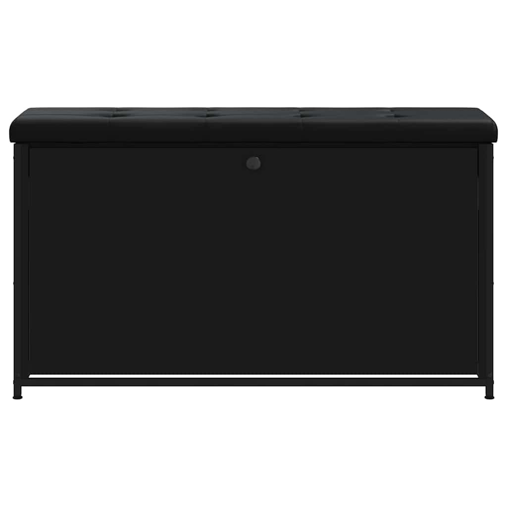 Banco sapateira com gaveta articulada 102x32x56 cm preto