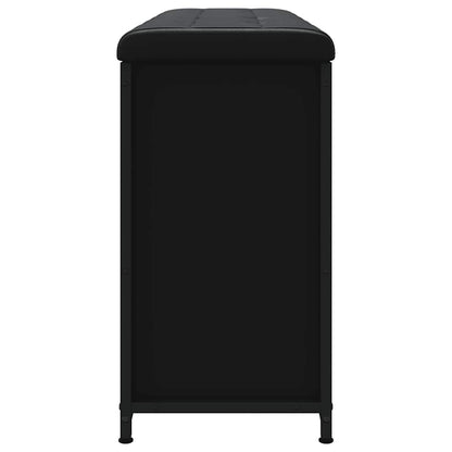 Banco sapateira com gaveta articulada 102x32x56 cm preto