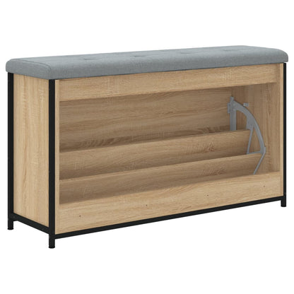 Banco sapateira c/gaveta articulada 102x32x56cm carvalho sonoma