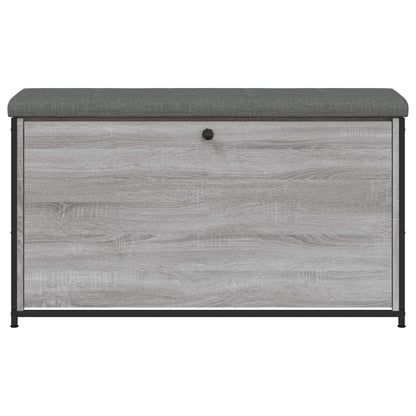 Banco sapateira gaveta articulada 102x32x56 cm cinzento sonoma