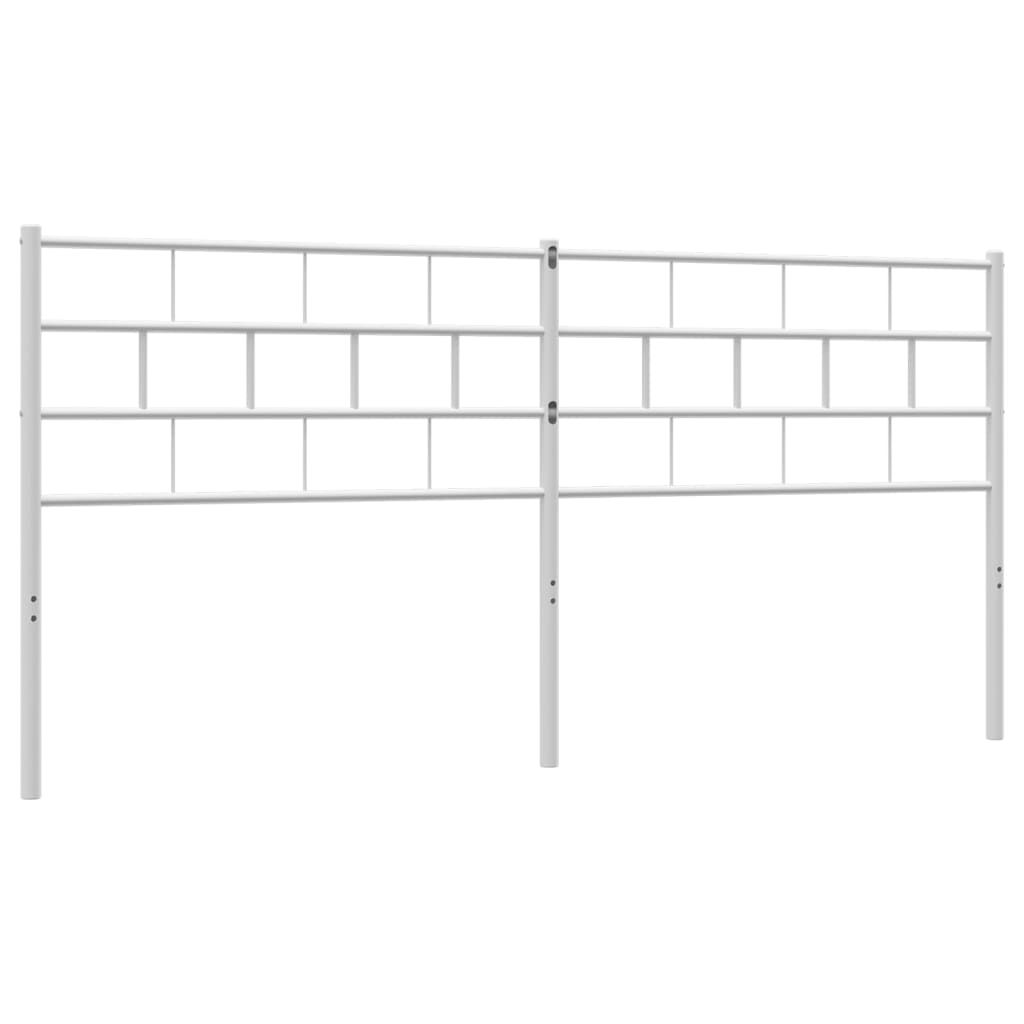 Cabeceira de cama 193 cm metal branco