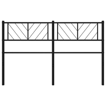 Cabeceira de cama 135 cm metal preto