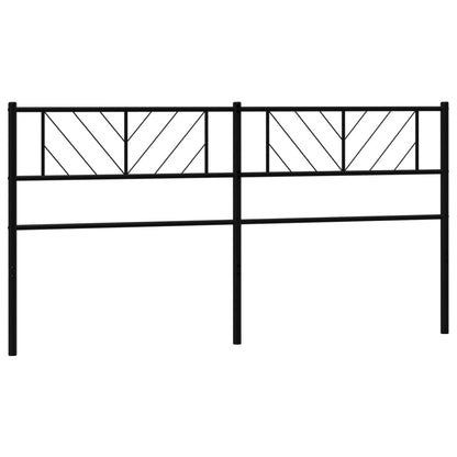 Cabeceira de cama 193 cm metal preto