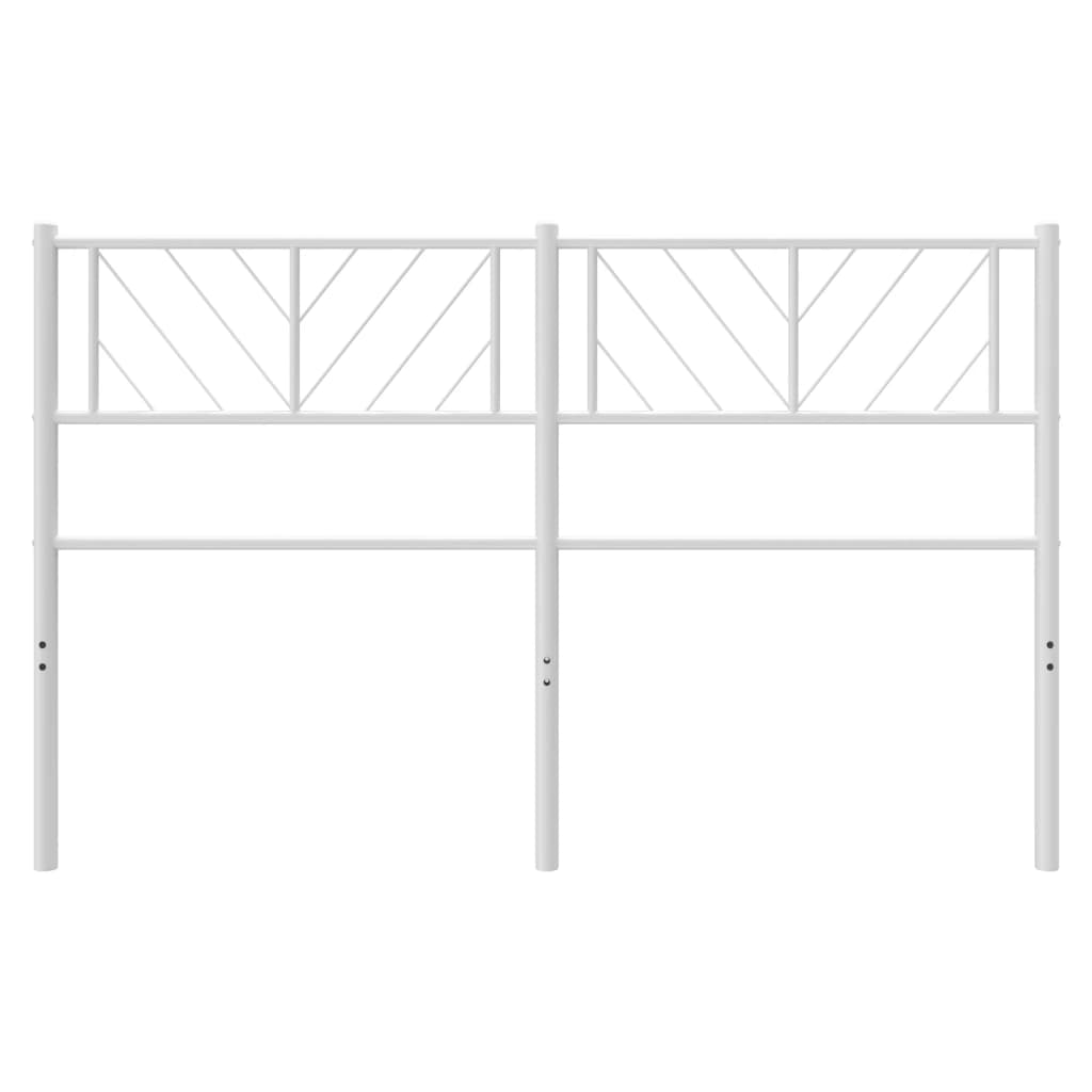 Cabeceira de cama 120 cm metal branco