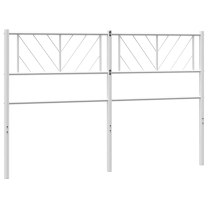 Cabeceira de cama 120 cm metal branco