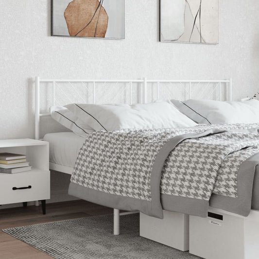 Cabeceira de cama 193 cm metal branco