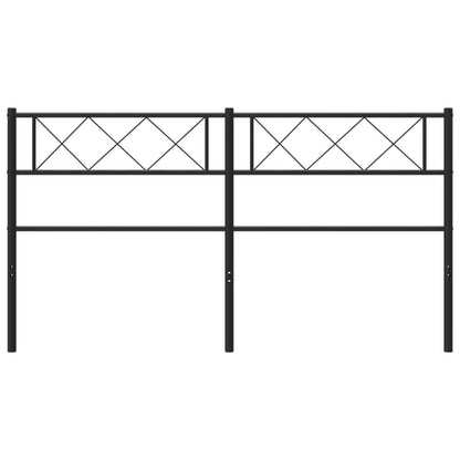 Cabeceira de cama 120 cm metal preto