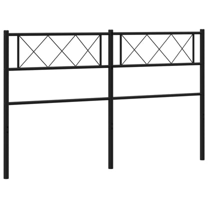 Cabeceira de cama 120 cm metal preto