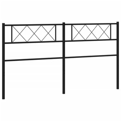 Cabeceira de cama 160 cm metal preto