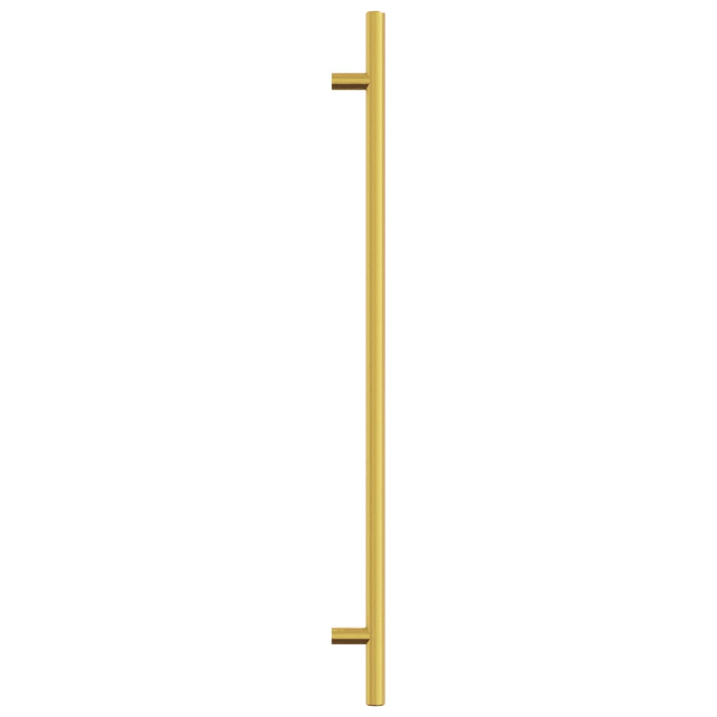 Puxadores para móveis 5 pcs 320 mm aço inoxidável dourado