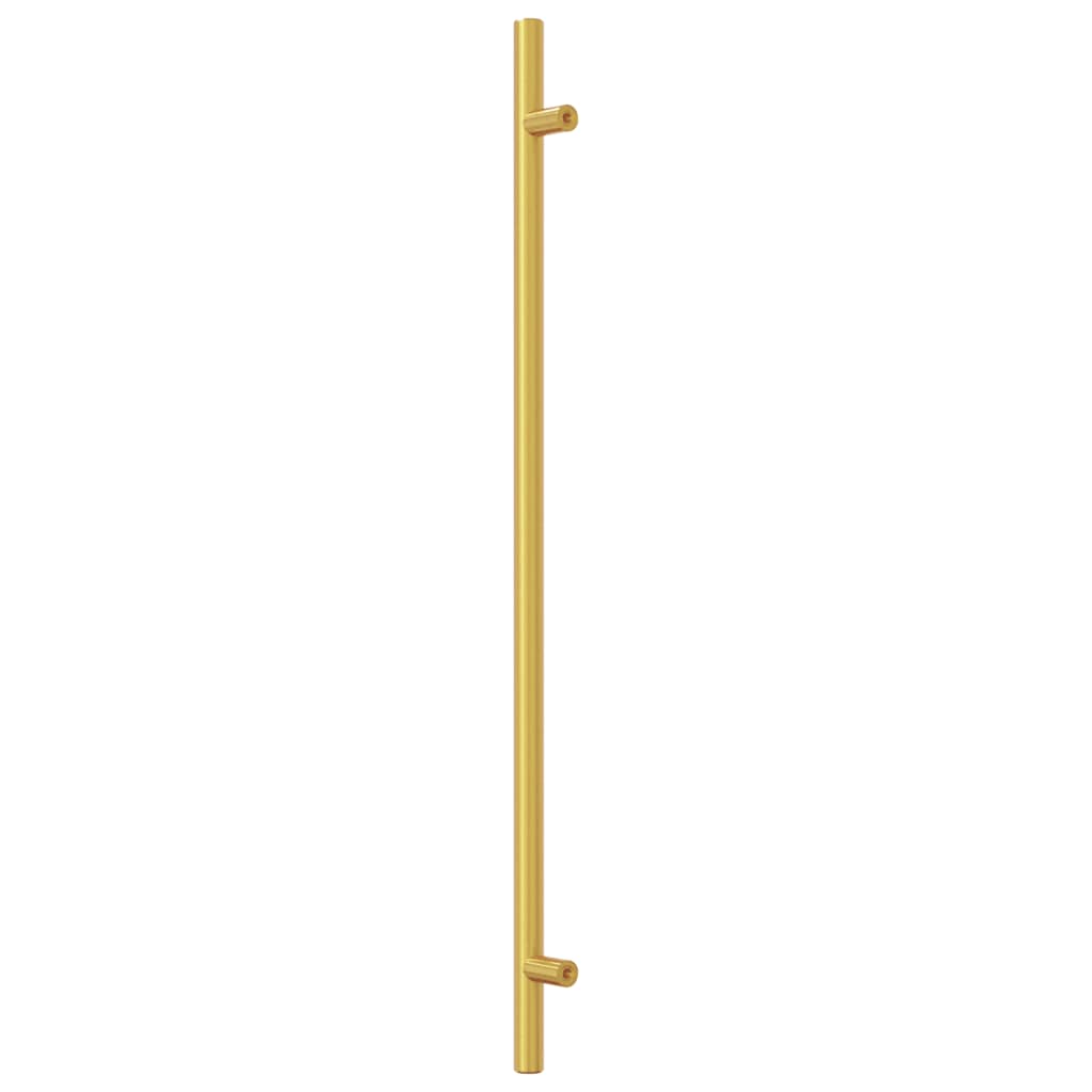 Puxadores para móveis 5 pcs 320 mm aço inoxidável dourado