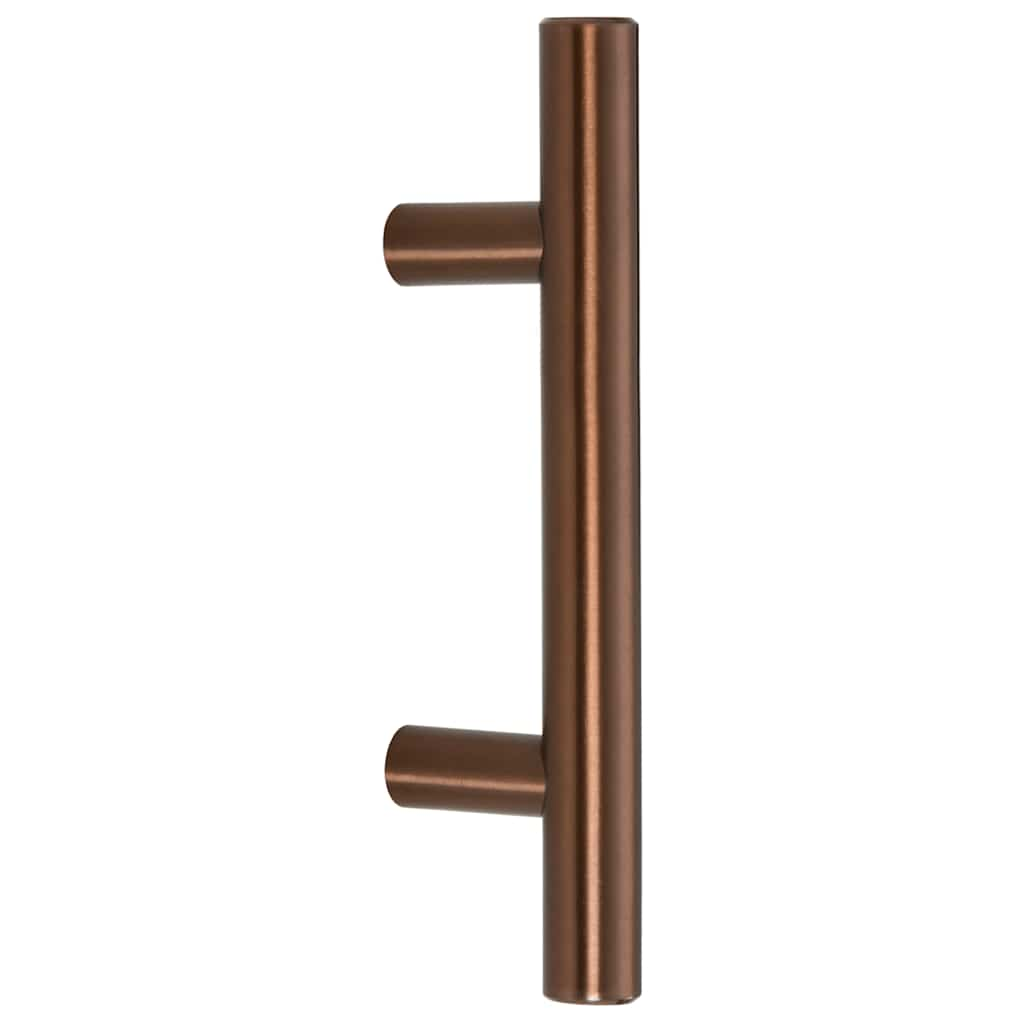 Puxadores para móveis 10 pcs 64 mm aço inoxidável bronze