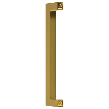 Puxadores para móveis 10 pcs 160 mm aço inoxidável dourado