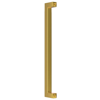 Puxadores para móveis 5 pcs 224 mm aço inoxidável dourado