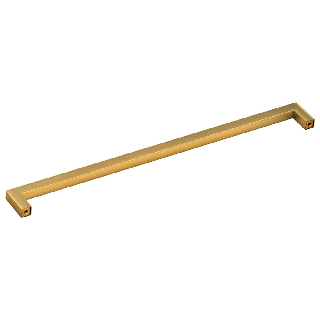 Puxadores para móveis 5 pcs 320 mm aço inoxidável dourado