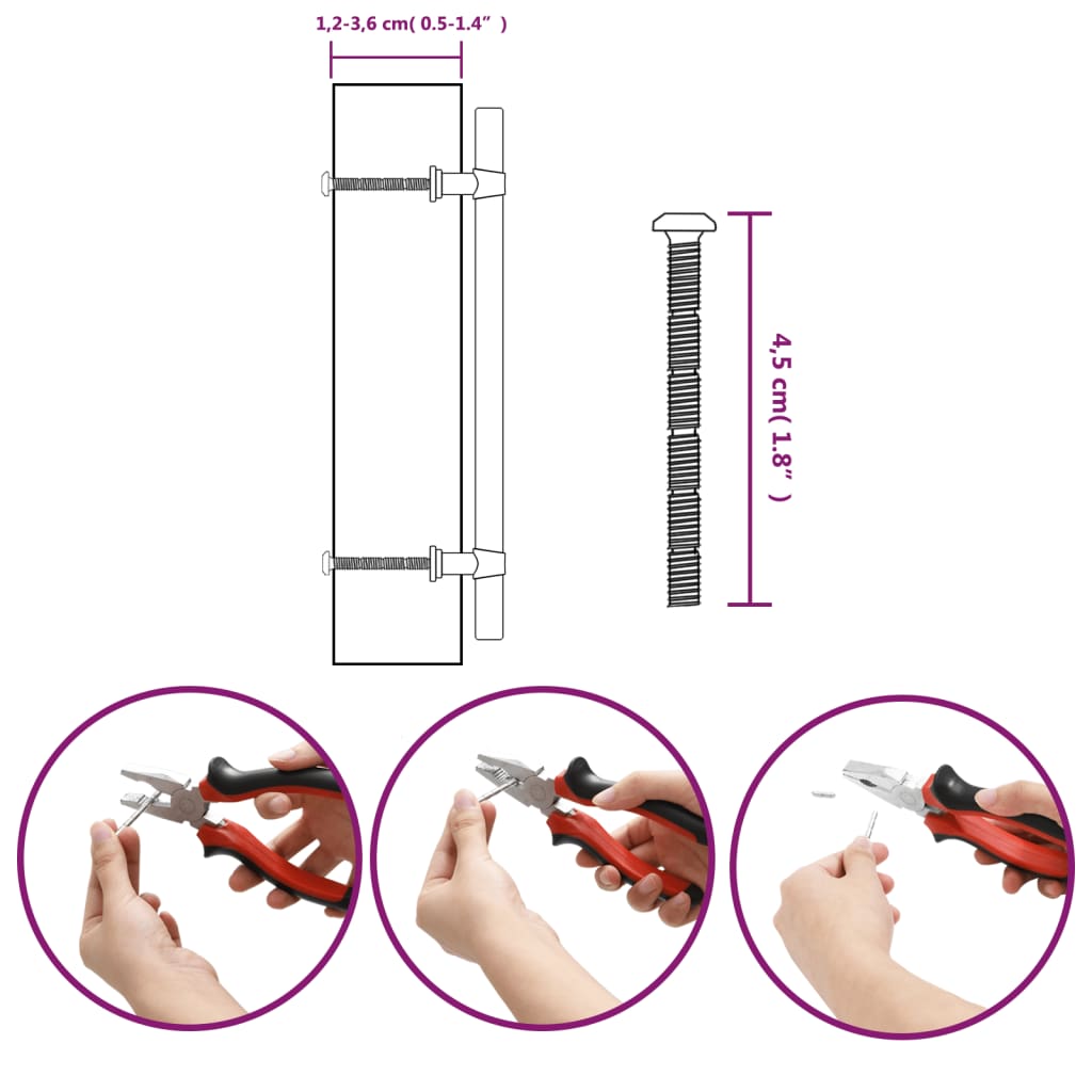 Puxadores para móveis 10 pcs 160 mm aço inoxidável prateado