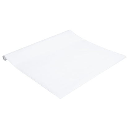 Autocolantes para móveis 90x500 cm PVC branco mate