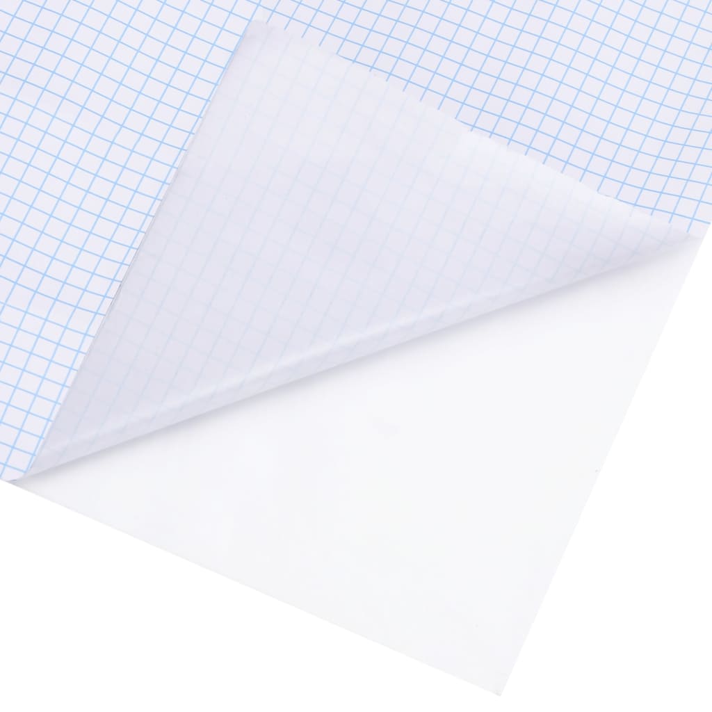 Autocolantes para móveis 90x500 cm PVC branco mate