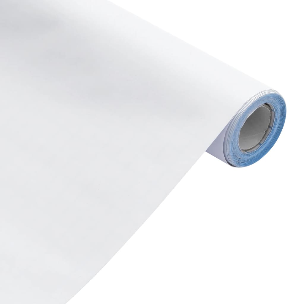 Autocolantes para móveis 90x500 cm PVC branco mate