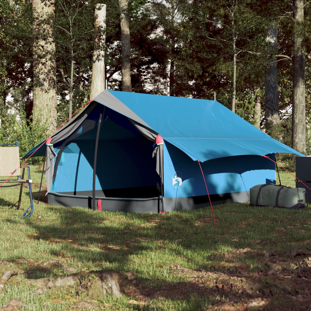 Tenda de campismo para 2 pessoas tecido impermeável azul