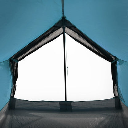 Tenda de campismo para 2 pessoas tecido impermeável azul