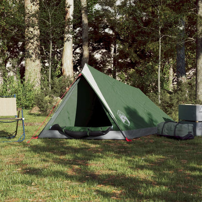 Tenda de campismo para 2 pessoas tecido impermeável verde