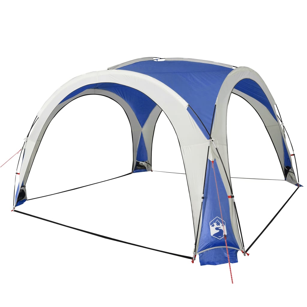 Tenda de festas impermeável azul