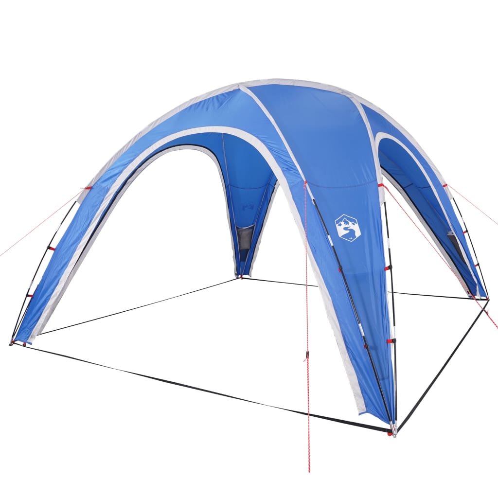 Tenda de festas impermeável azul