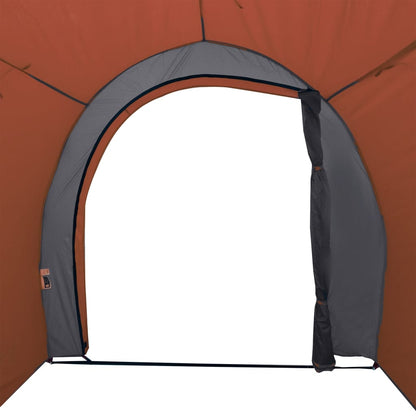 Tenda de arrumação impermeável cinzento e laranja