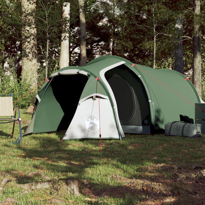 Tenda de campismo túnel para 2 pessoas impermeável verde